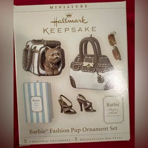 Barbie Vintage 2006 Hallmark Ornaments